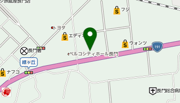 [EV]下関三菱自動車販売(株) 長門店の地図画像