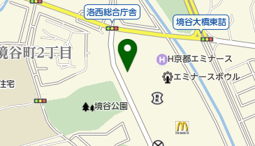 [EV]京都市 西京区 洛西支所の地図画像