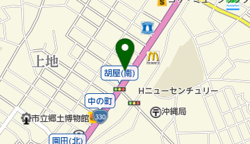 [EV]琉球三菱自動車販売(株) 中部店の地図画像