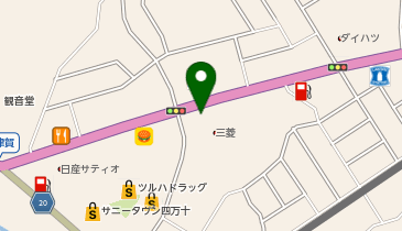 [EV]幡多三菱自動車販売(株) 中村本店の地図画像