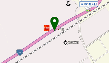 [EV]千葉三菱自動車販売(株) 成田店の地図画像