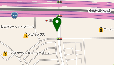 [EV]千葉三菱コルト自動車販売(株) 千葉ニュータウン店の地図画像