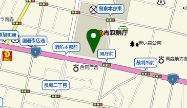 [EV]青森県庁舎の地図画像