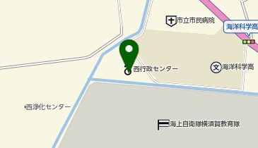 [EV]横須賀市 西行政センターの地図画像