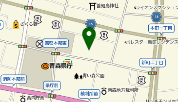 [EV]青森県営駐車場の地図画像