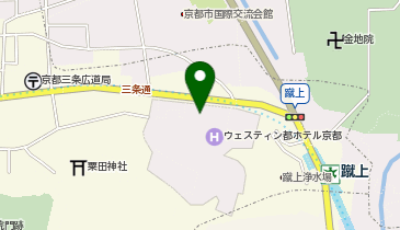 [EV](株)近鉄・都ホテルズ ウェスティン都ホテル京都の地図画像