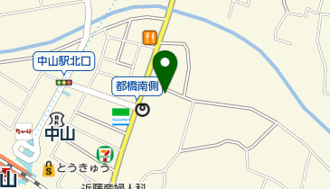 [EV]トヨタモビリティ神奈川 中山店 (ネッツ横浜)の地図画像