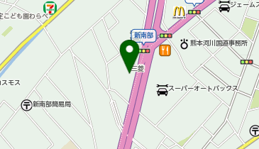 [EV]熊本三菱自動車販売(株) 新南部店 (電動DS)の地図画像