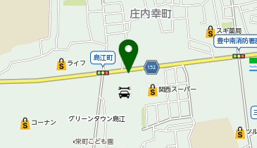 [EV](株)北摂オートバックス スーパーオートバックス豊中庄内店の地図画像