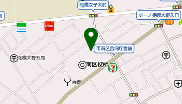 [EV]相模原市 南区合同庁舎 (第1駐車場)の地図画像