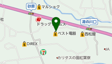 [EV]ベスト電器 大分別府店の地図画像