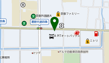 [EV]テスラモーターズジャパン A PIT AUTOBACS KYOTO SHIJO (京都四条SC)の地図画像