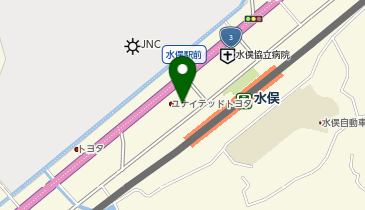 [EV]ユナイテッドトヨタ熊本(株) カローラ熊本 水俣店の地図画像