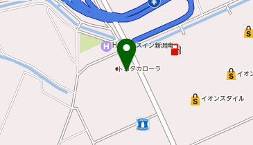 [EV]トヨタカローラ新潟(株) 新潟亀田インター店の地図画像