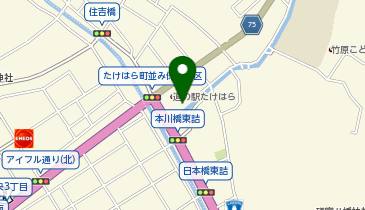 [EV]竹原市 道の駅 たけはらの地図画像
