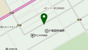 [EV]十和田市役所 (北側P)の地図画像