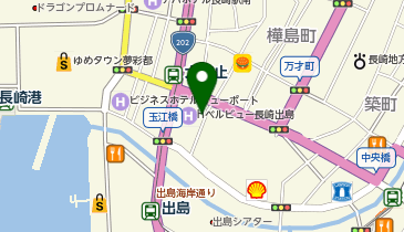 [EV]九州教具(株) ホテル ベルビュー長崎出島の地図画像