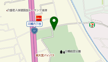 [EV]さいたま市 三橋総合公園の地図画像