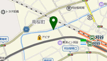 [EV]ユニー(株) アピタ刈谷店の地図画像