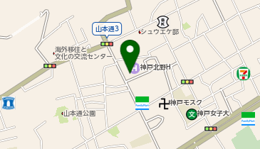 [EV]エイチ・ワイ・ホスピタリティ・エンタープライズ(株) 神戸北野ホテルの地図画像