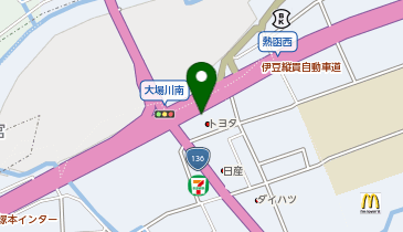 [EV]静岡トヨタ自動車(株) 函南店の地図画像