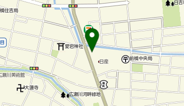 [EV]群馬日産自動車(株) 前橋城東店の地図画像