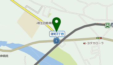 [EV]群馬日産自動車(株) 桐生店の地図画像