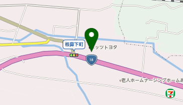 [EV]群馬日産自動車(株) 安中高崎西店の地図画像