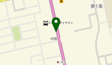 [EV]旭川日産自動車(株) 士別店の地図画像