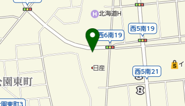 [EV]帯広日産自動車(株) ドーム店の地図画像