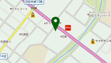 [EV]北海道日産自動車(株) 白石店の地図画像