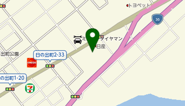 [EV]北海道日産自動車(株) 室蘭店の地図画像