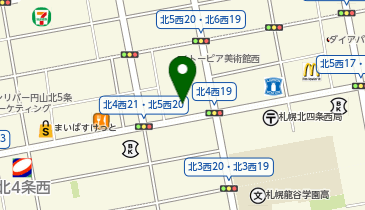 [EV]北海道日産自動車(株) 西店の地図画像