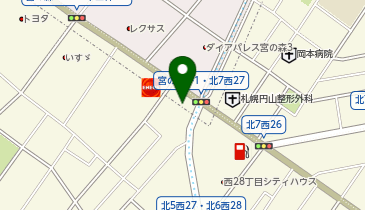 [EV]札幌日産自動車(株) 宮の森店の地図画像