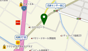 [EV]福岡トヨペット(株) 流通センター店の地図画像