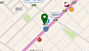 [EV]札幌日産自動車(株) 江別西店の地図画像