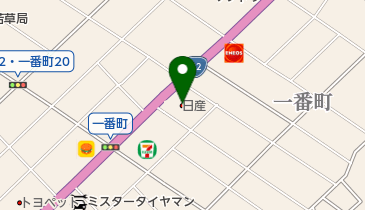 [EV]札幌日産自動車(株) 江別東店の地図画像