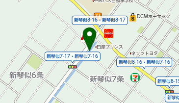 [EV]日産プリンス札幌販売(株) 新琴似支店の地図画像