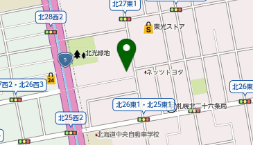 [EV]日産プリンス札幌販売(株) 北支店の地図画像