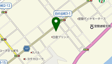 [EV]日産プリンス札幌販売(株) 室蘭支店の地図画像