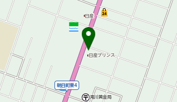 [EV]日産プリンス札幌販売(株) 滝川支店の地図画像