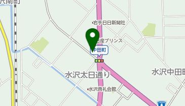 [EV]日産プリンス岩手販売(株) 水沢店の地図画像