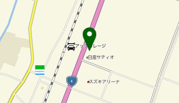 [EV](株)日産サティオ宮城 名取店の地図画像