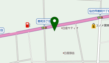 [EV](株)日産サティオ宮城 本社店の地図画像