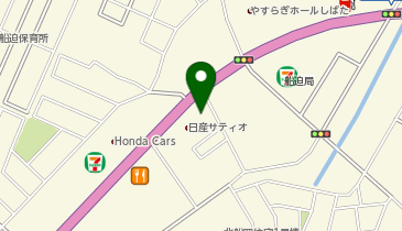 [EV](株)日産サティオ宮城 船岡店の地図画像