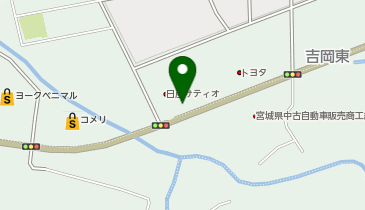 [EV](株)日産サティオ宮城 吉岡店の地図画像