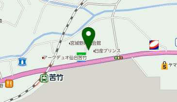 [EV]日産プリンス宮城販売(株) 本店の地図画像