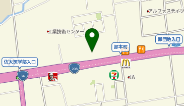 [EV]佐賀トヨペット(株) 佐賀店の地図画像