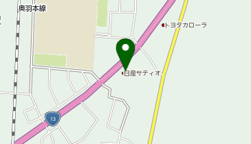 [EV](株)日産サティオ秋田 湯沢店の地図画像