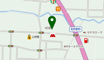 [EV]福島日産自動車(株) 福島矢野目店の地図画像